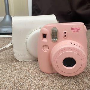 Instax Polaroid with portable crossbody case